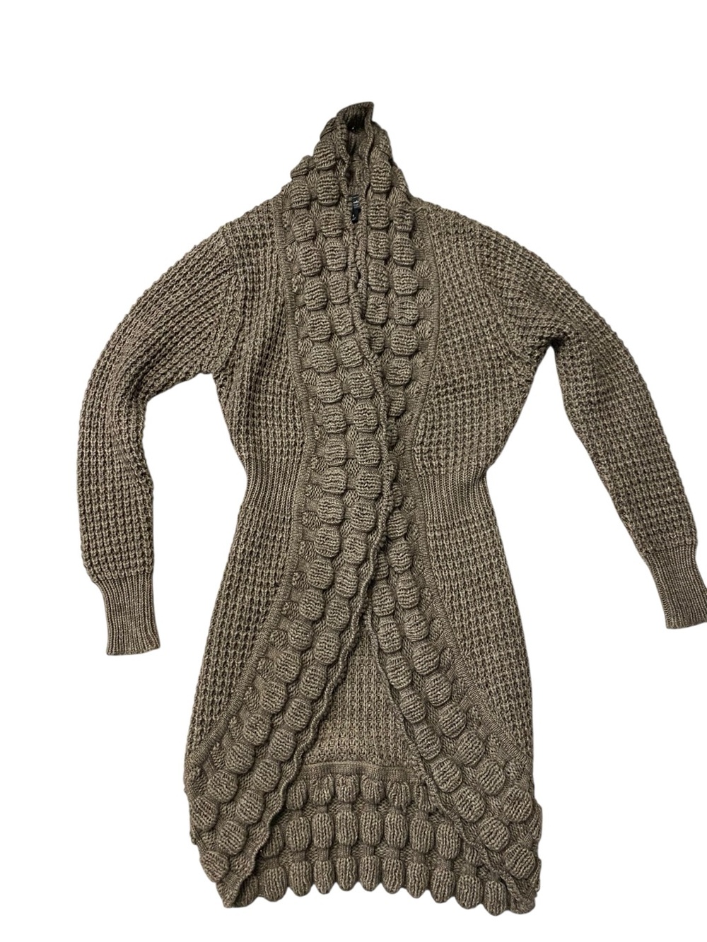 Dress Barn Wool Blend 3/4 Length Cardigan S